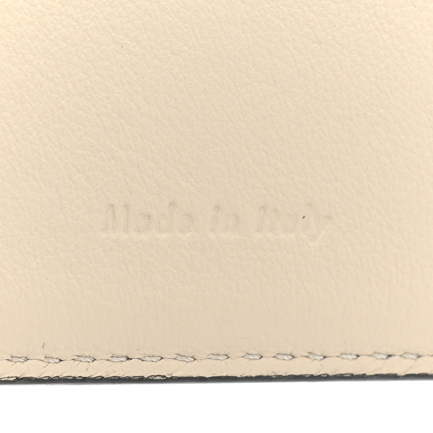 Celine Grained Calfskin Large Multifunction Strap Wallet Black Chalk 9 of 14