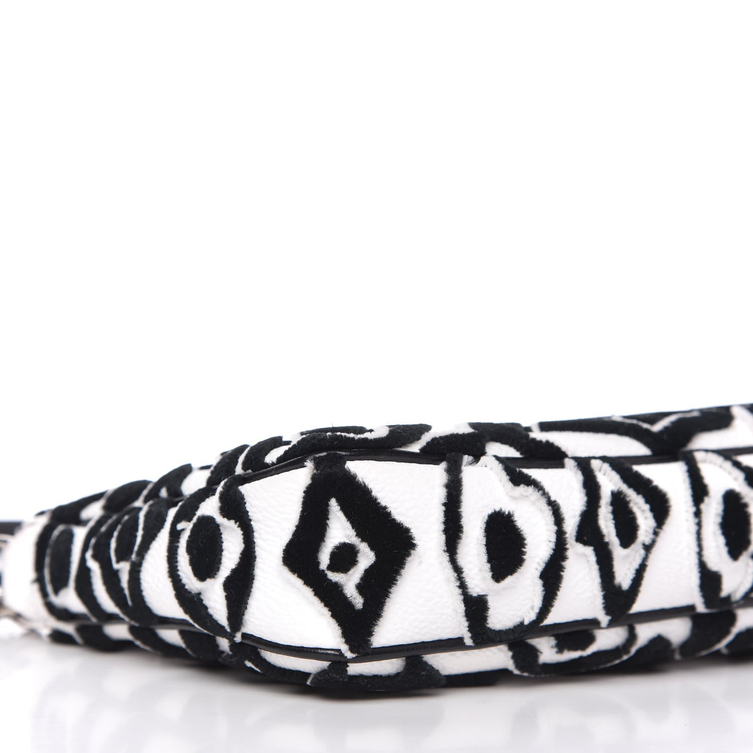 Louis Vuitton X UF Tufted Monogram Pochette Accessories White Black 6 of 12