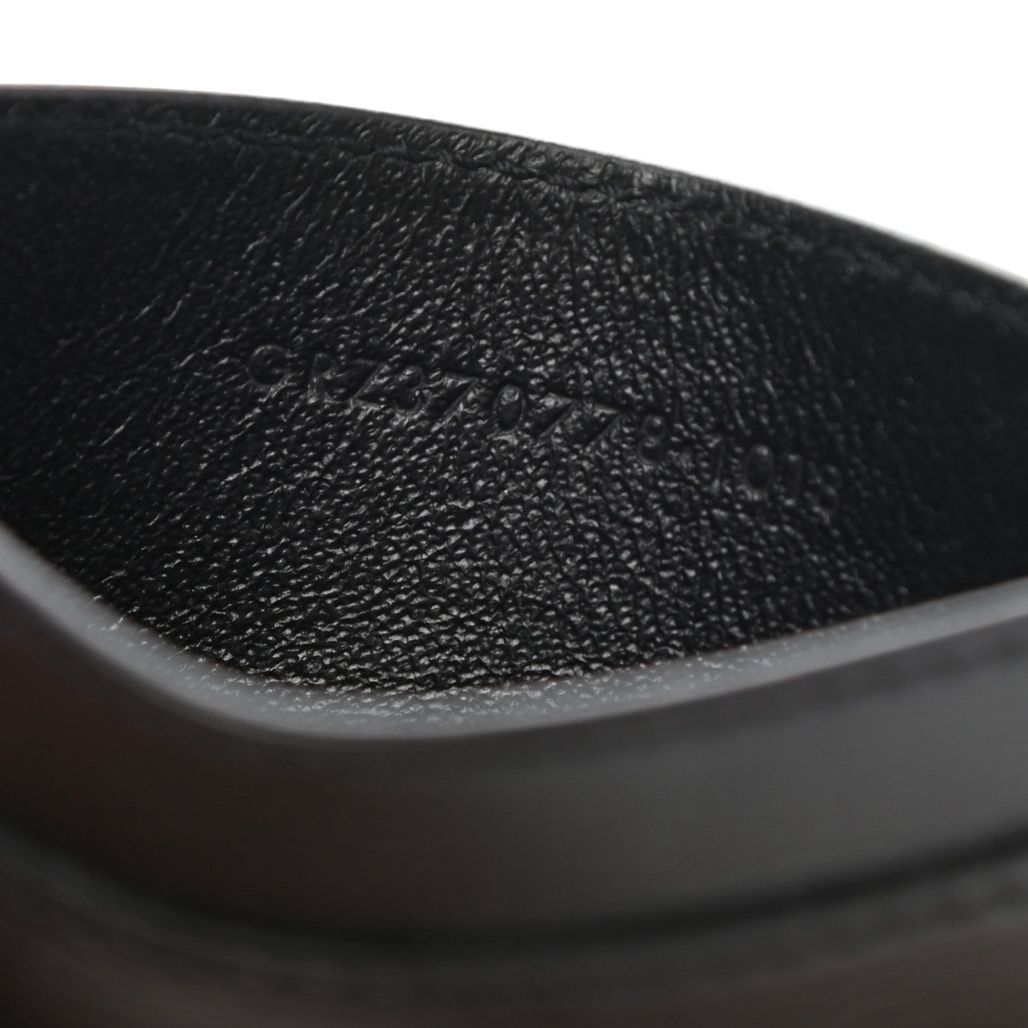 Saint Laurent Calfskin Monogram Credit Card Case Black 7 of 8