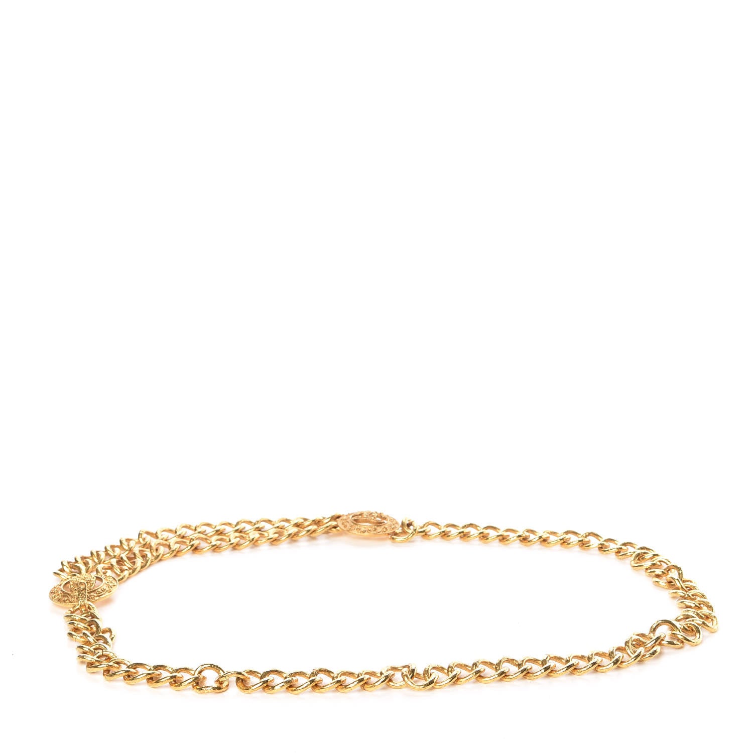 Chanel Chain Medallion Belt Gold 3 of 5
