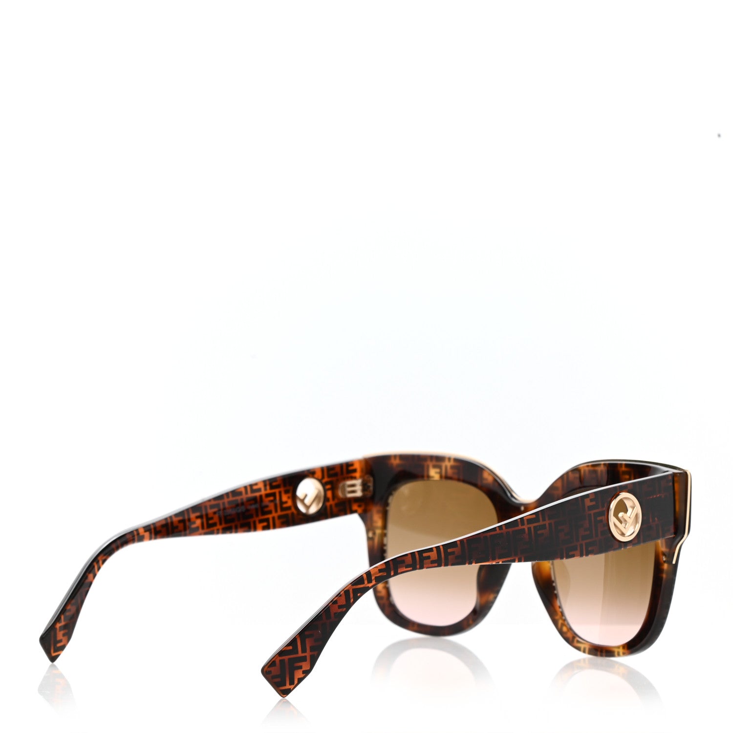 Fendi Acetate F is Fendi FF Cat Eye Sunglasses FF 0360/G/S Havana 4 of 7