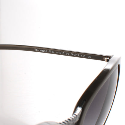 Chanel Acetate Butterfly Winter Sunglasses 5382 Khaki 5 of 9