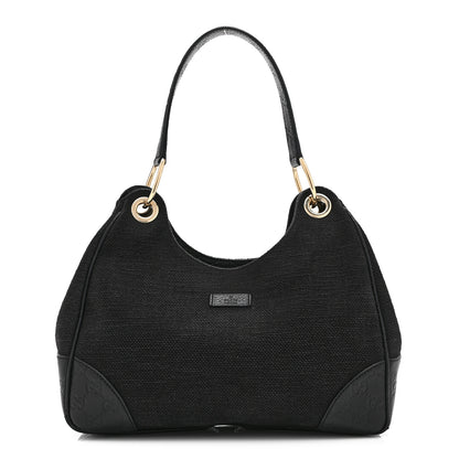 Gucci Canvas Guccissima Hobo Black 1 of 12