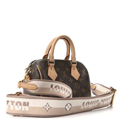 Louis Vuitton Monogram Speedy Bandouliere 20 Beige 3 of 9
