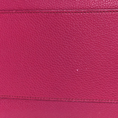 Salvatore Ferragamo Grained Calfskin Sofia Satchel Pink 9 of 15