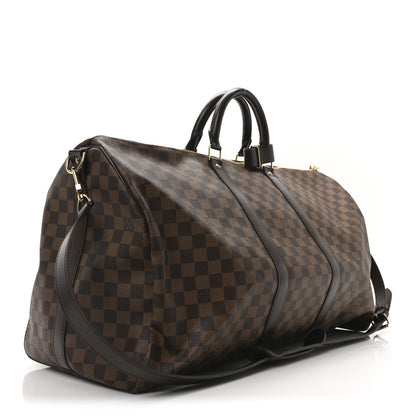 Louis Vuitton Damier Ebene Keepall Bandouliere 55 2 of 8