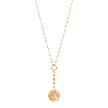 Foundrae 18K Yellow Gold Diamond Protection Baby Mixed Belcher Extension Chain Necklace 1 of 5