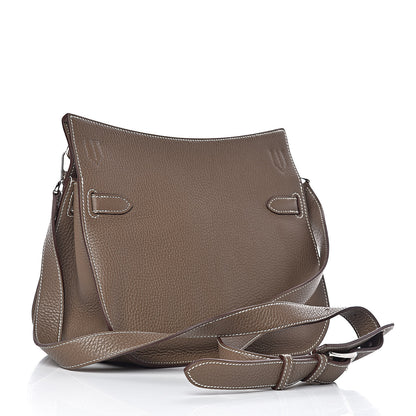 Hermes Taurillon Clemence Jypsiere 28 Etoupe 3 of 11