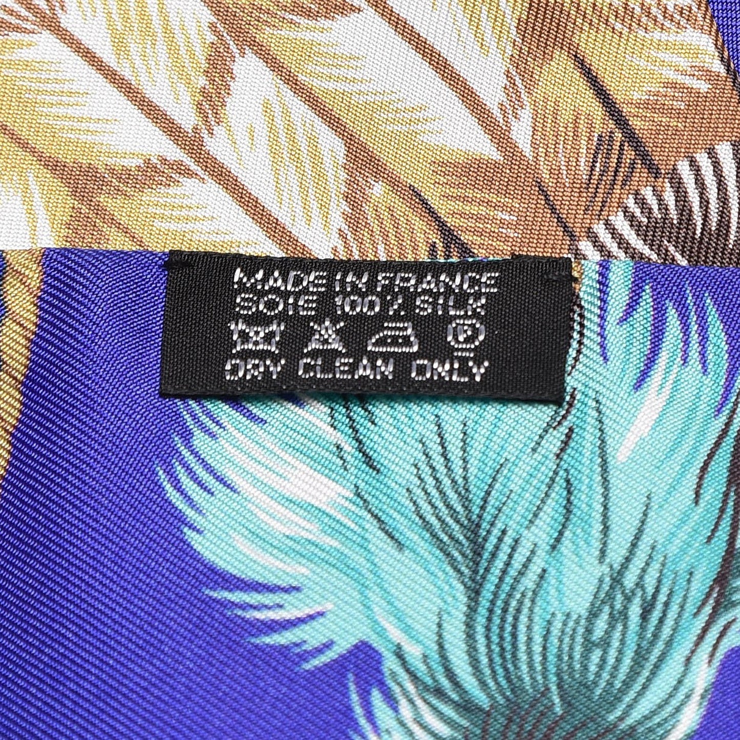 Silk Brazil Maxi Twilly Encre Turquoise Bronze