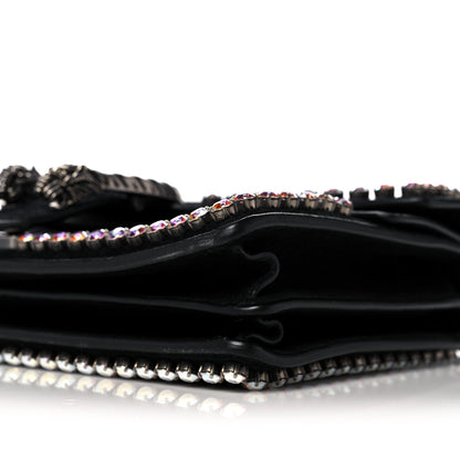 Gucci Suede Crystal Small Dionysus Shoulder Bag Black 10 of 15
