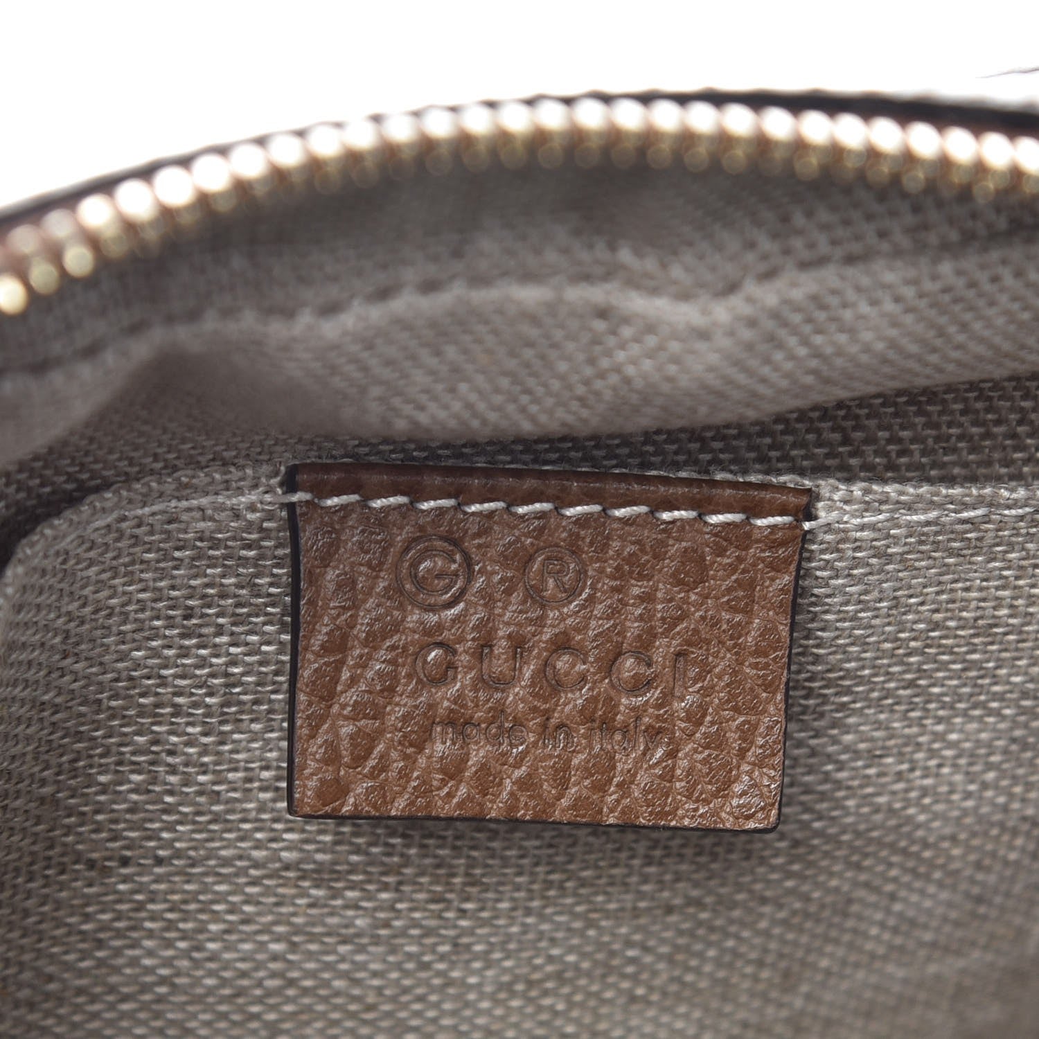 Gucci Monogram Mini Bree Messenger Bag Beige Tabacco 6 of 8