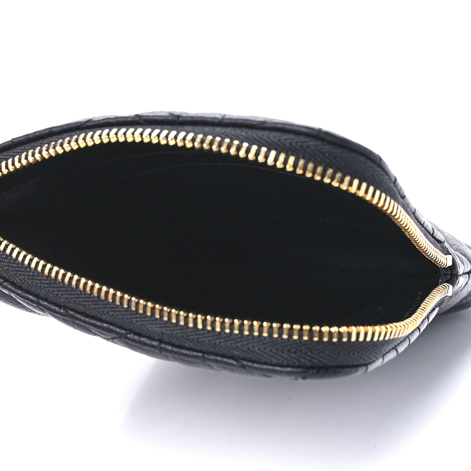 Christian Dior Supple Calfskin Cannage Caro Multifunctional Pouch Black 6 of 15