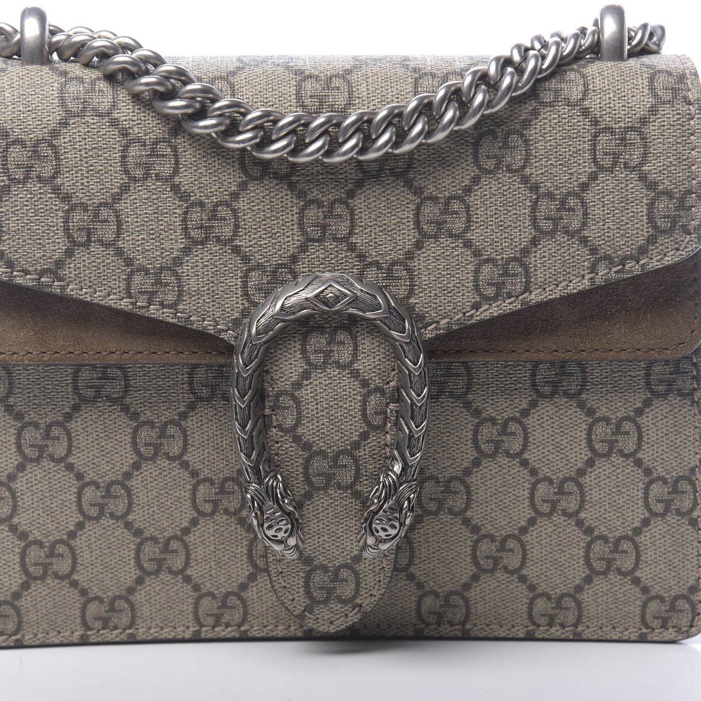 GG Supreme Monogram Mini Dionysus Shoulder Bag Taupe