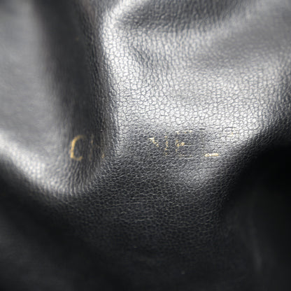 Chanel Lambskin Quilted Drawstring Bucket Bag Black 7 of 12