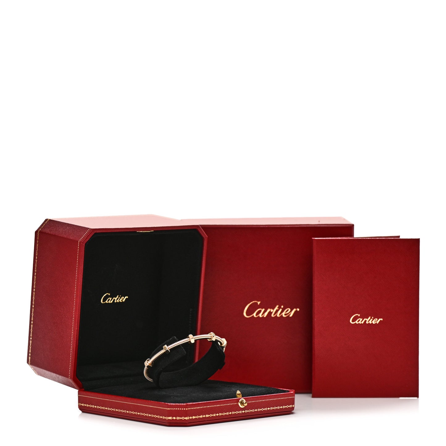 18K Yellow Gold Ecrou de Cartier Bracelet 18