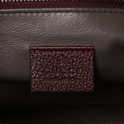 Gucci Grainy Calfskin Small Zumi Top Handle Bag Vintage Bordeaux 6 of 12