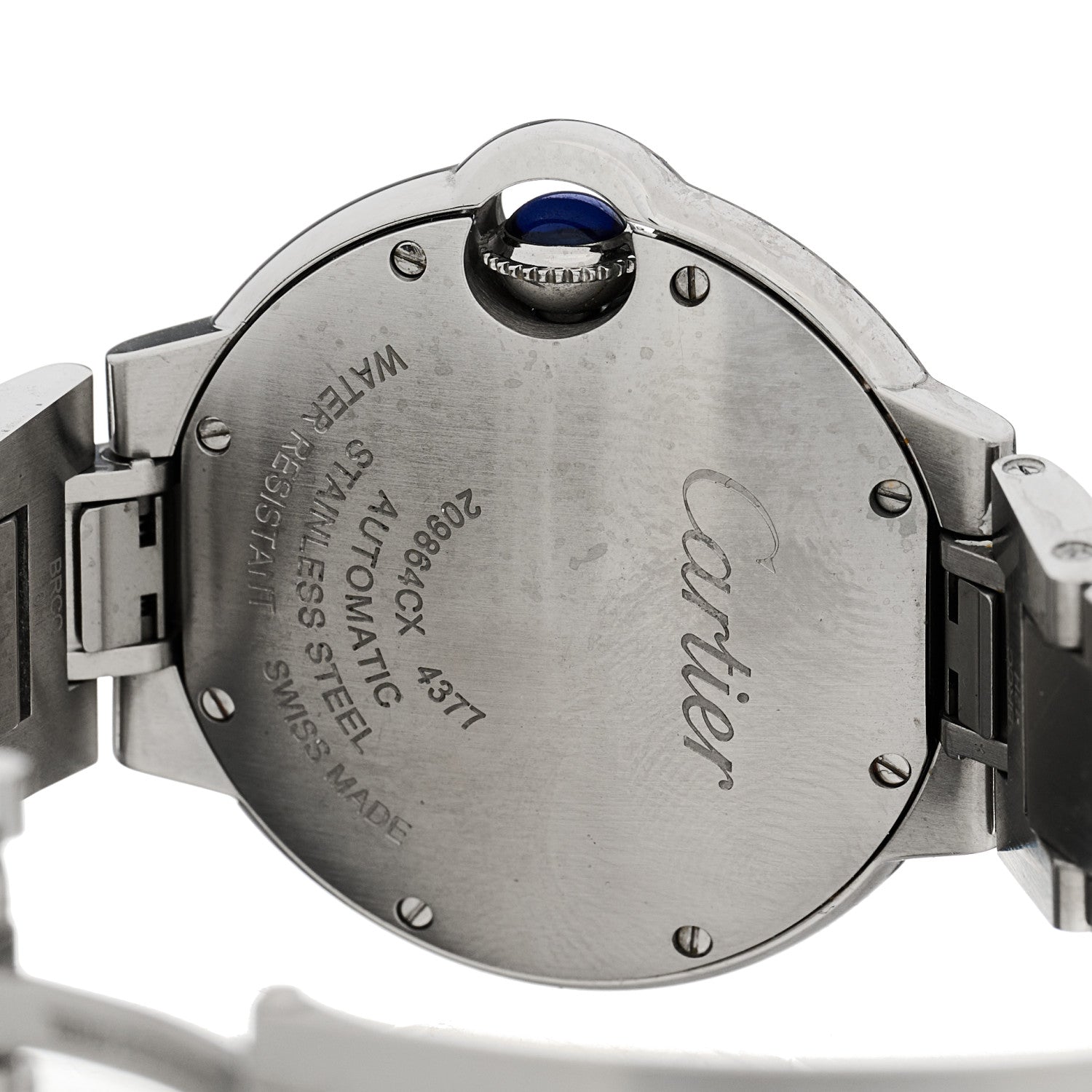 Cartier Stainless Steel 33mm Ballon Bleu De Cartier Automatic Watch 4 of 5