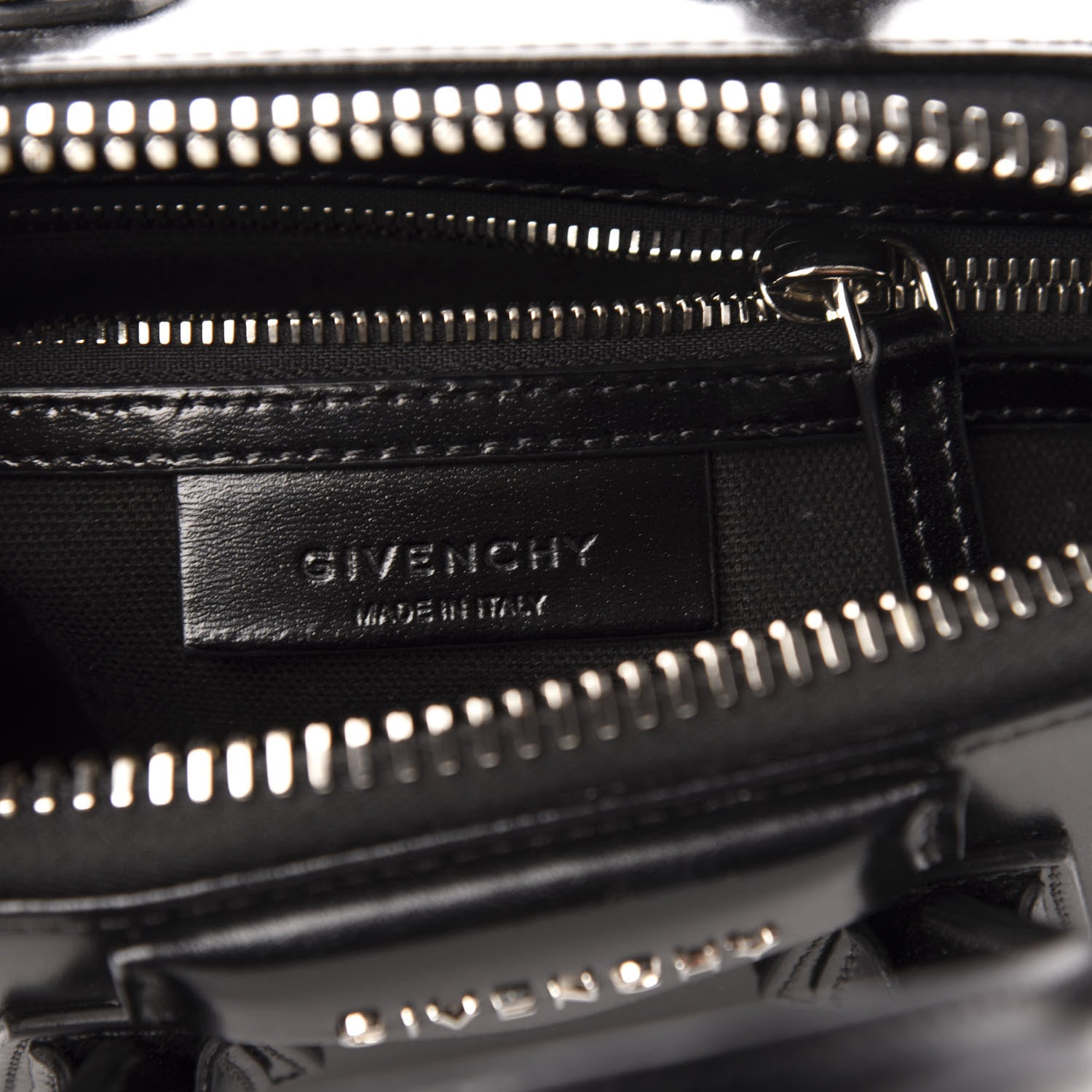 Givenchy Shiny Lord Calfskin Mini Antigona Black 6 of 10