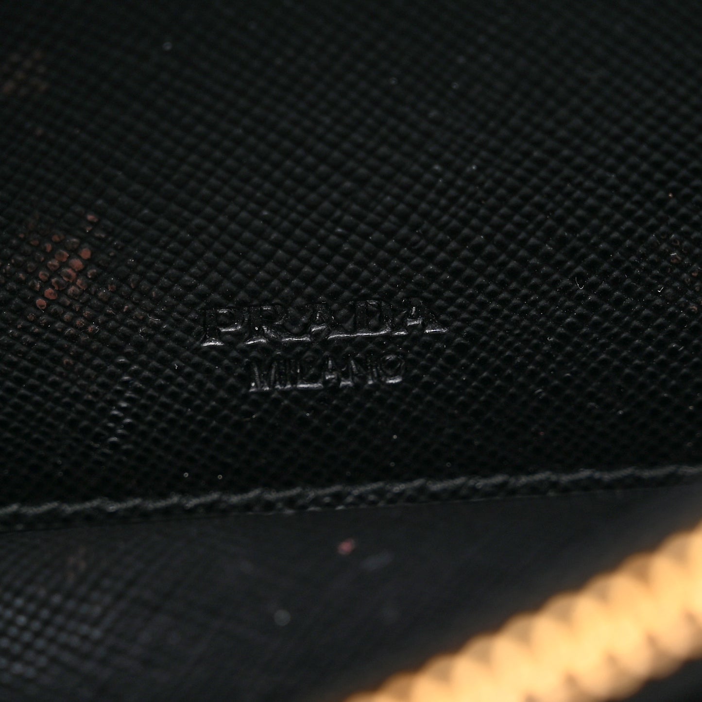 Saffiano Envelope Crossbody Wallet Black