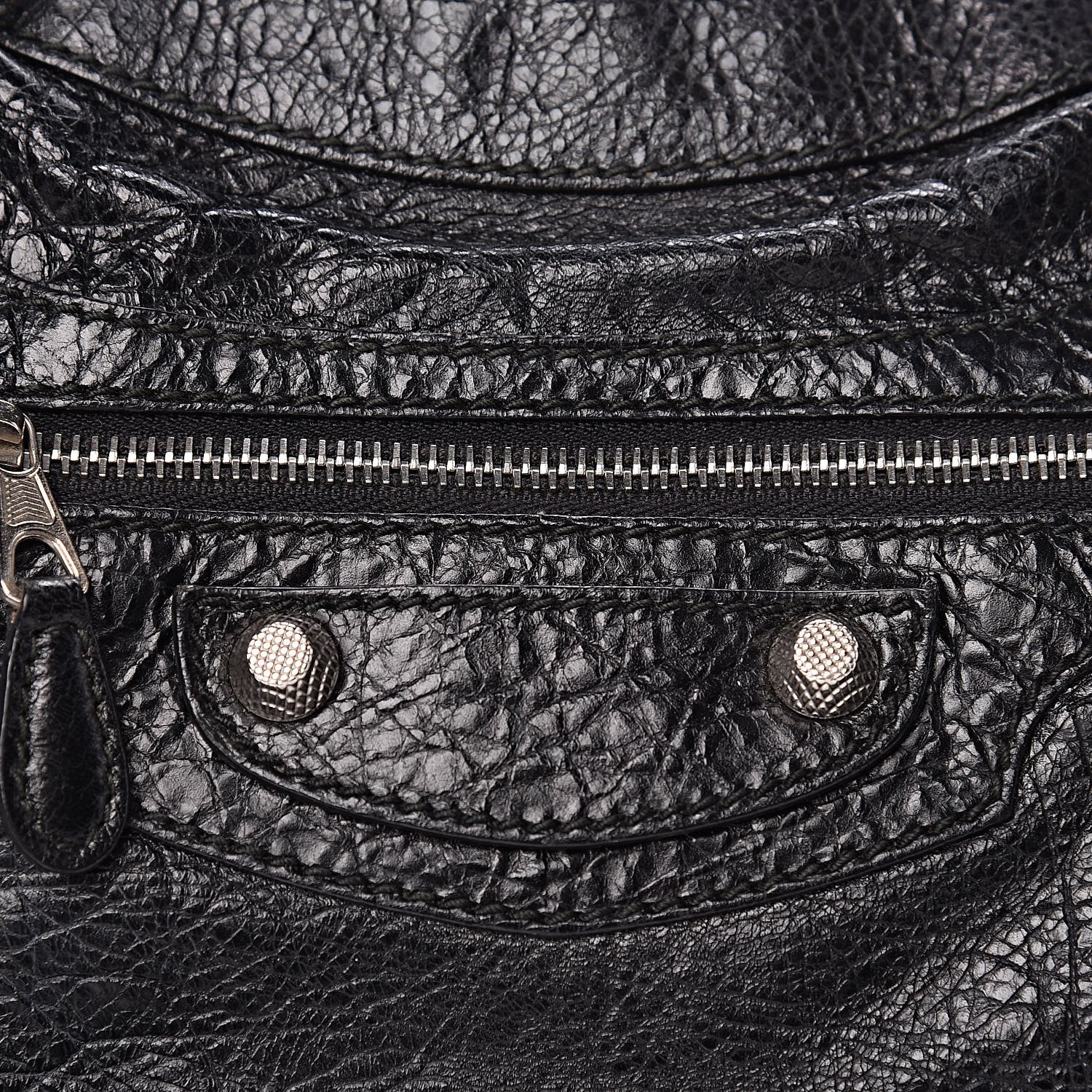 Balenciaga Agneau Giant 12 Silver Hardware Town Black 8 of 16