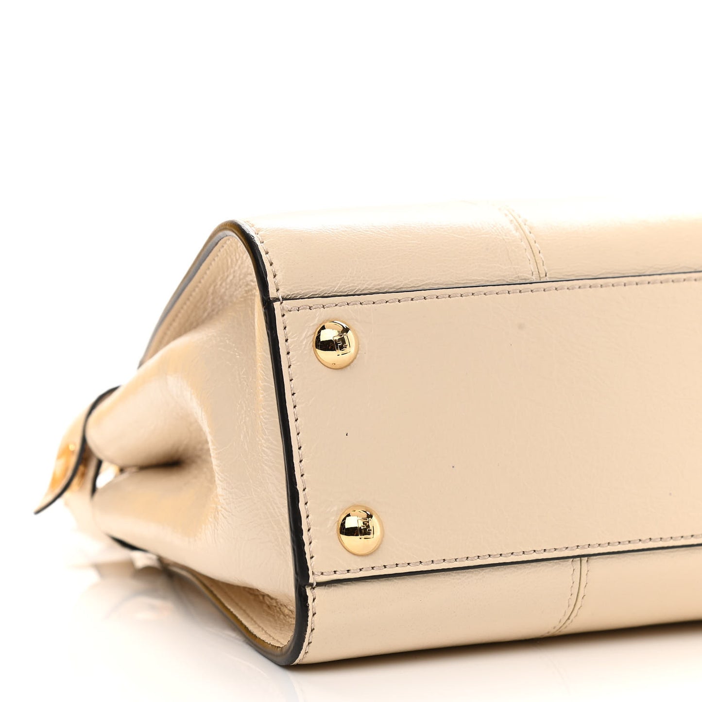 Agnello Old Shine Mini Peekaboo Iconic Satchel Camelia