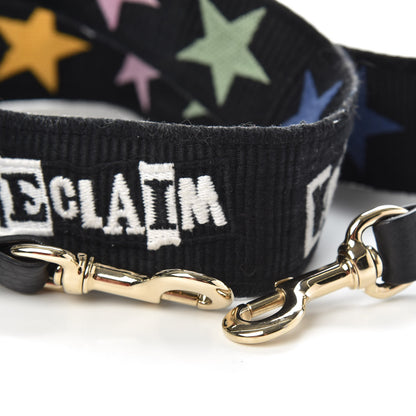 Valentino Garavani X JAMIE REID Canvas Embroidered Rockstud Guitar Strap Black 3 of 7