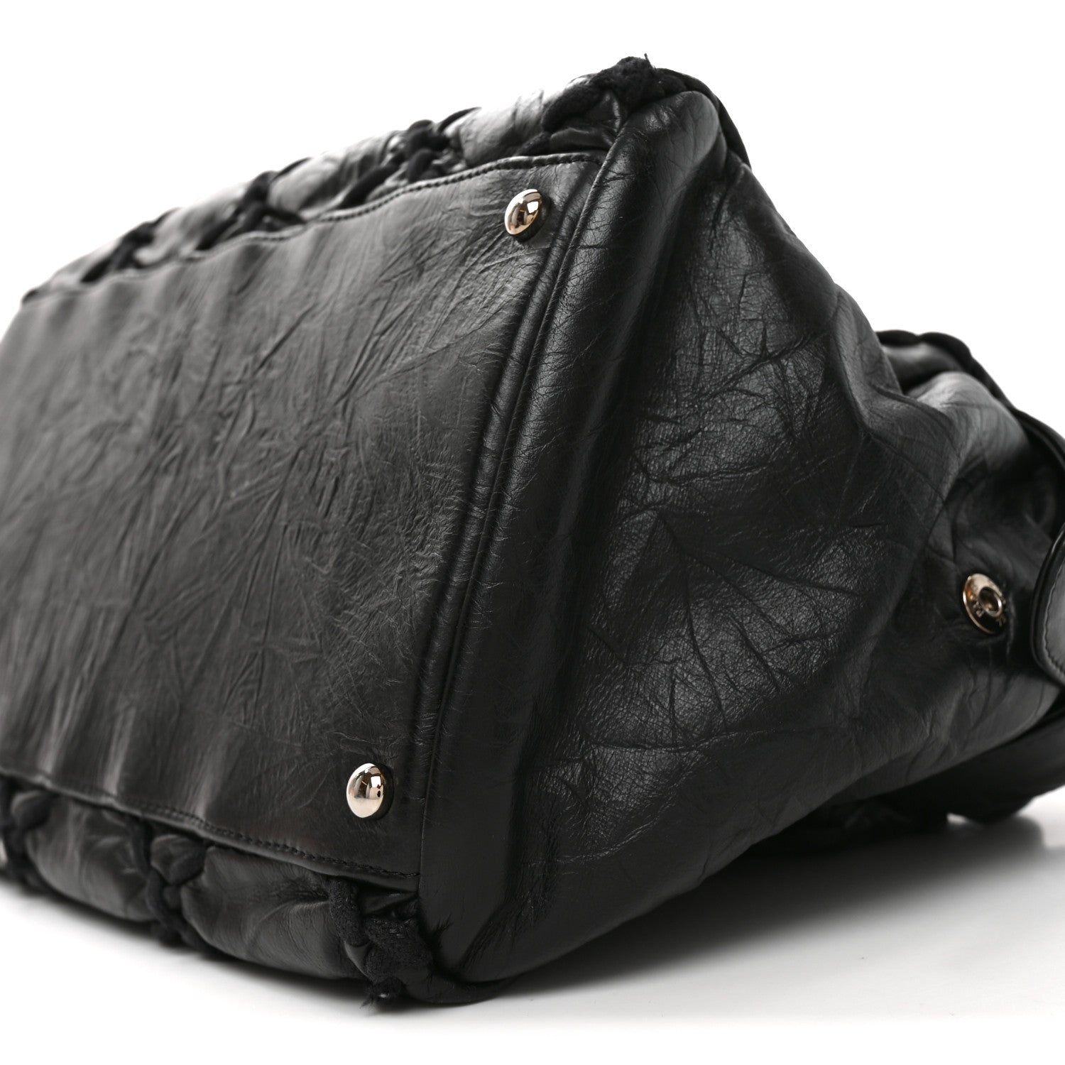 Chanel Calfskin Ultra Stitch Bowler Black 10 of 10