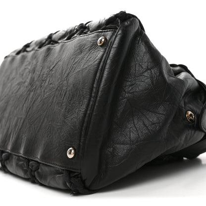 Chanel Calfskin Ultra Stitch Bowler Black 10 of 10
