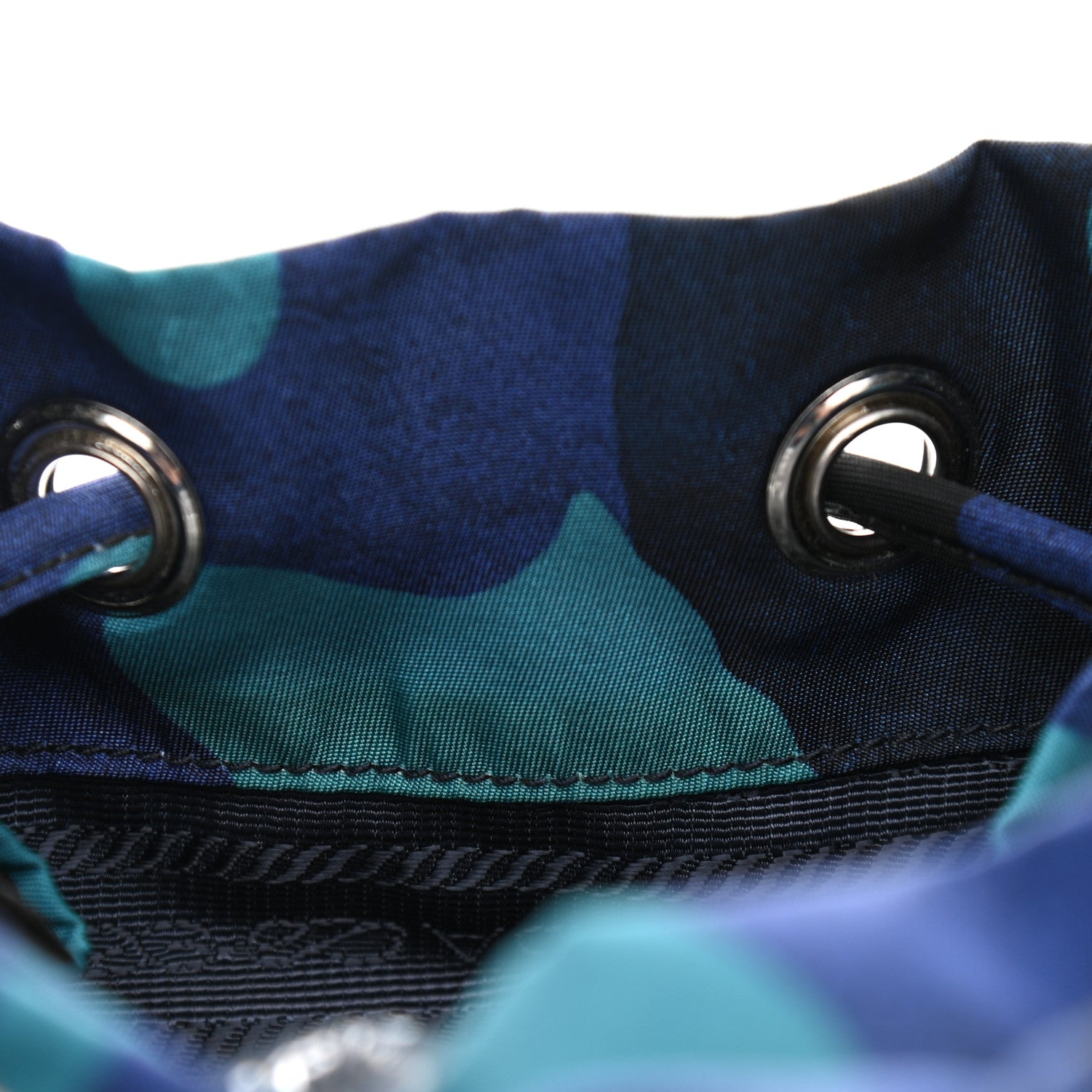 Prada Tessuto Nylon Camouflage Print Backpack Royal 11 of 13
