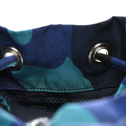 Prada Tessuto Nylon Camouflage Print Backpack Royal 11 of 13