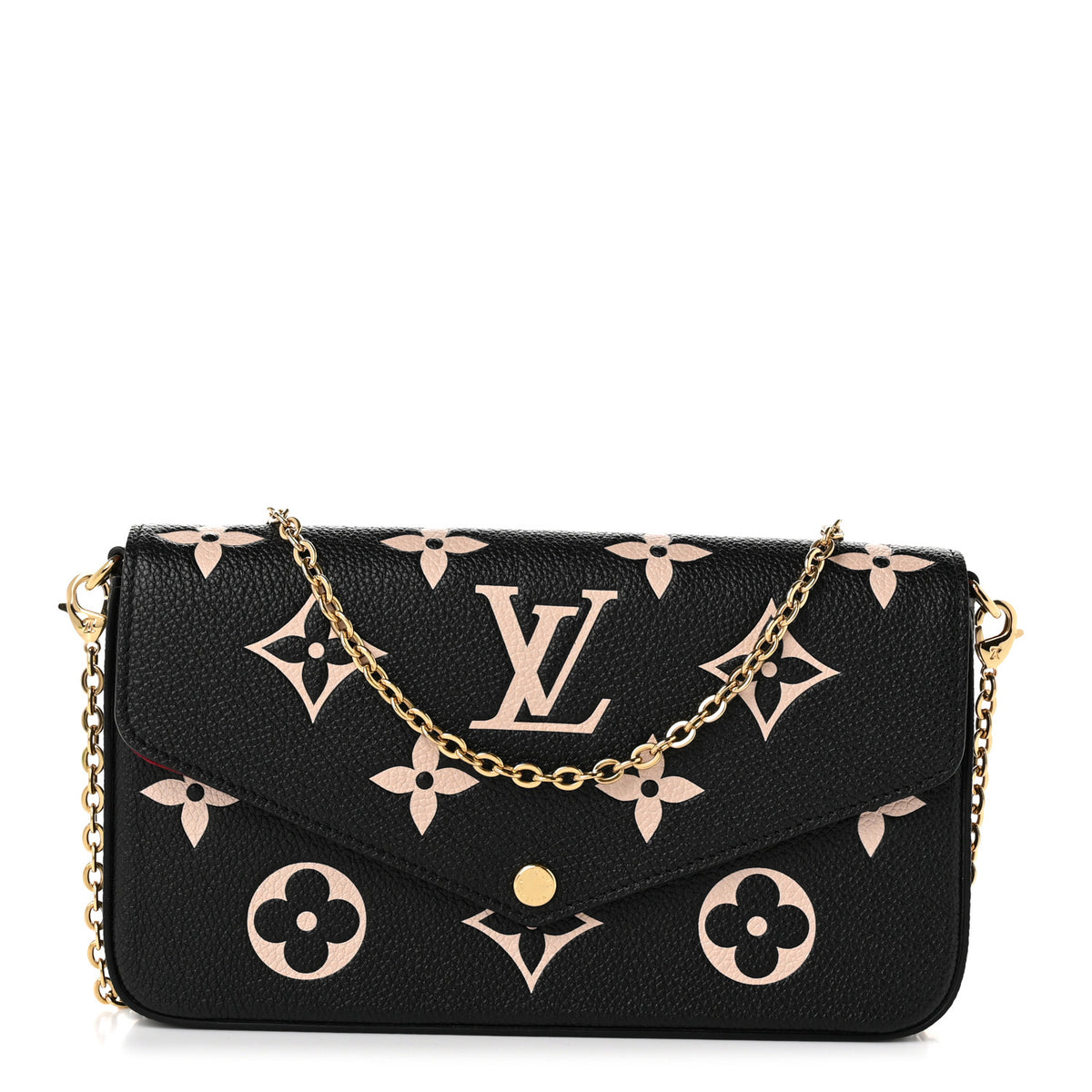 Empreinte Monogram Giant Felicie Pochette  Black Beige