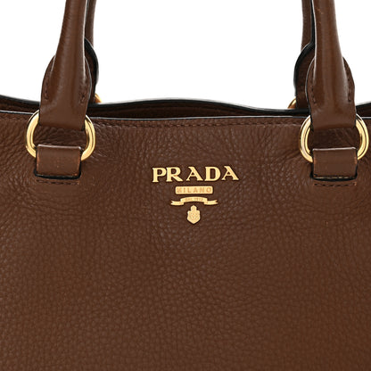 Prada Vitello Daino Shoulder Bag Bruciato 8 of 18