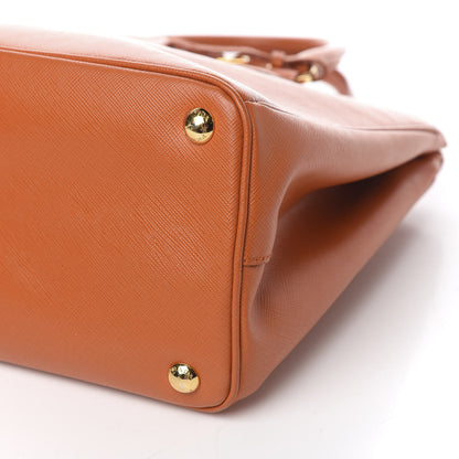 Prada Saffiano Lux Parabole Tote Papaya 9 of 10