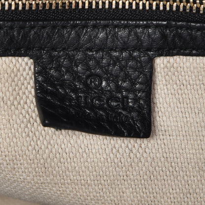 Gucci Pebbled Calfskin Medium Soho Shoulder Bag Black 6 of 7
