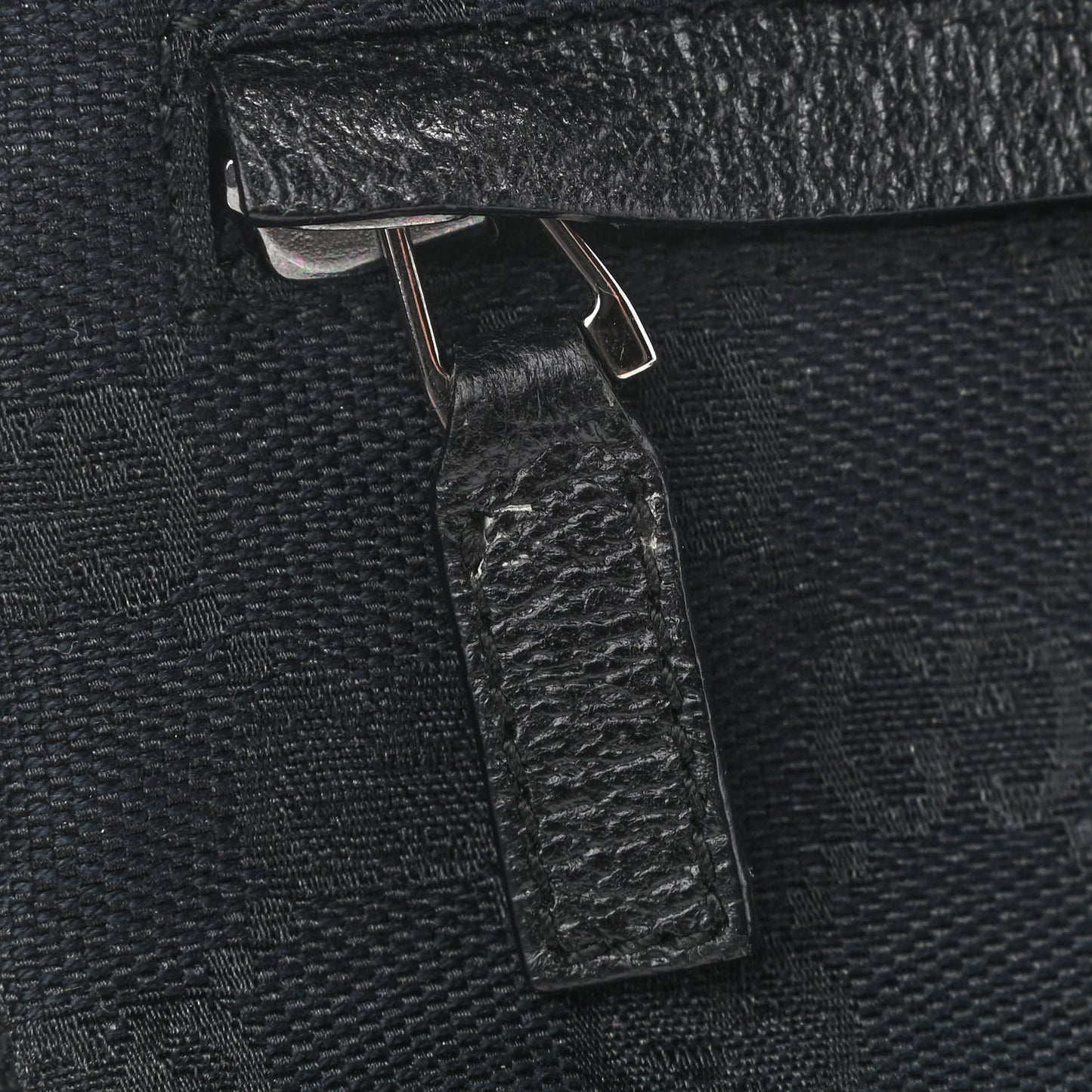 GG Monogram Double Pocket Belt Bag Black