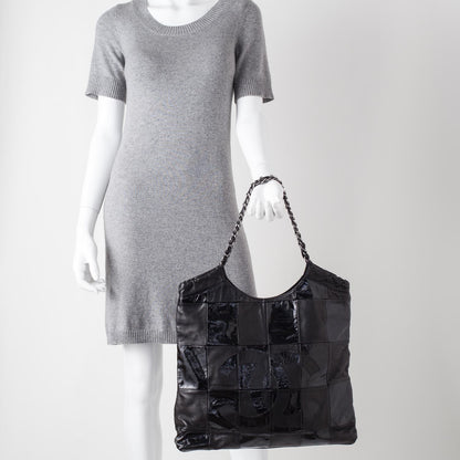 Chanel Patent Patchwork Brooklyn Large Tote 2 of 10