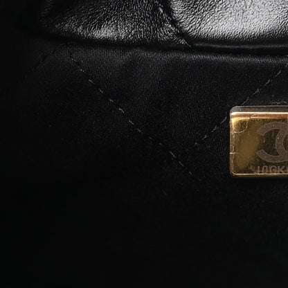 Chanel Shiny Calfskin Quilted Mini Chanel 22 Black 7 of 10