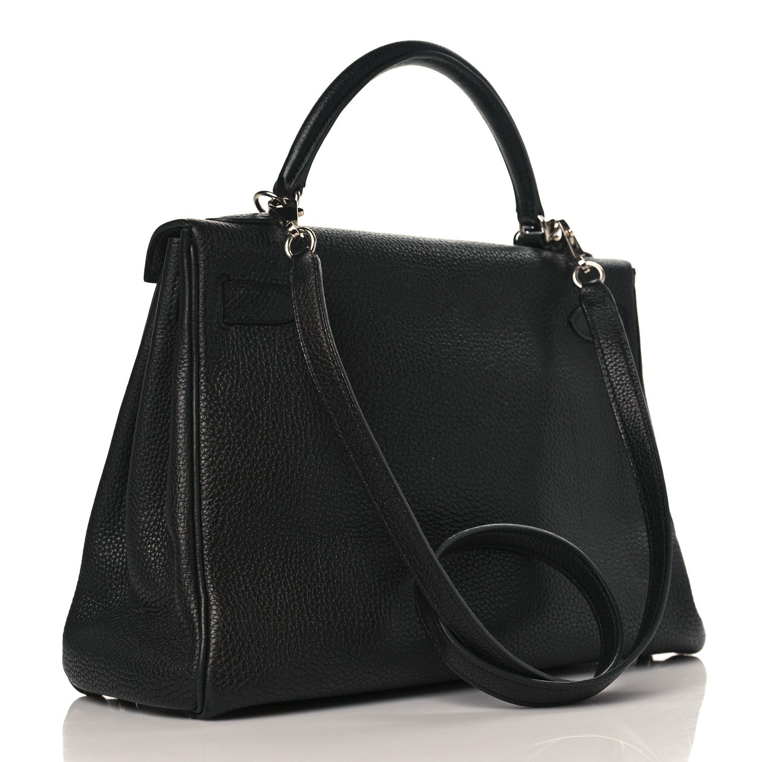 Hermes Togo Kelly Retourne 32 Black 3 of 12