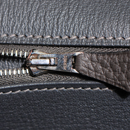 Hermes Taurillon Clemence Birkin 35 Graphite 26 of 27