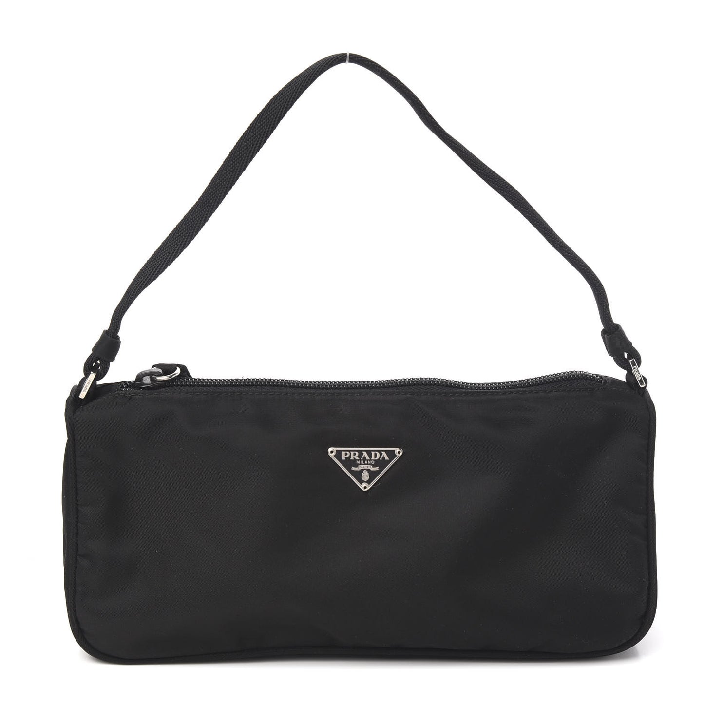 Tessuto Nylon Pochette Bag Black