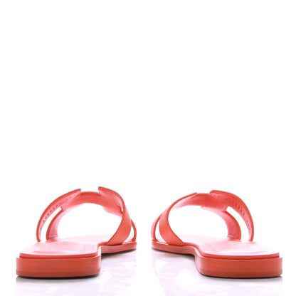 Hermes Epsom Oran Sandals 37 Orange Poppy 6 of 11