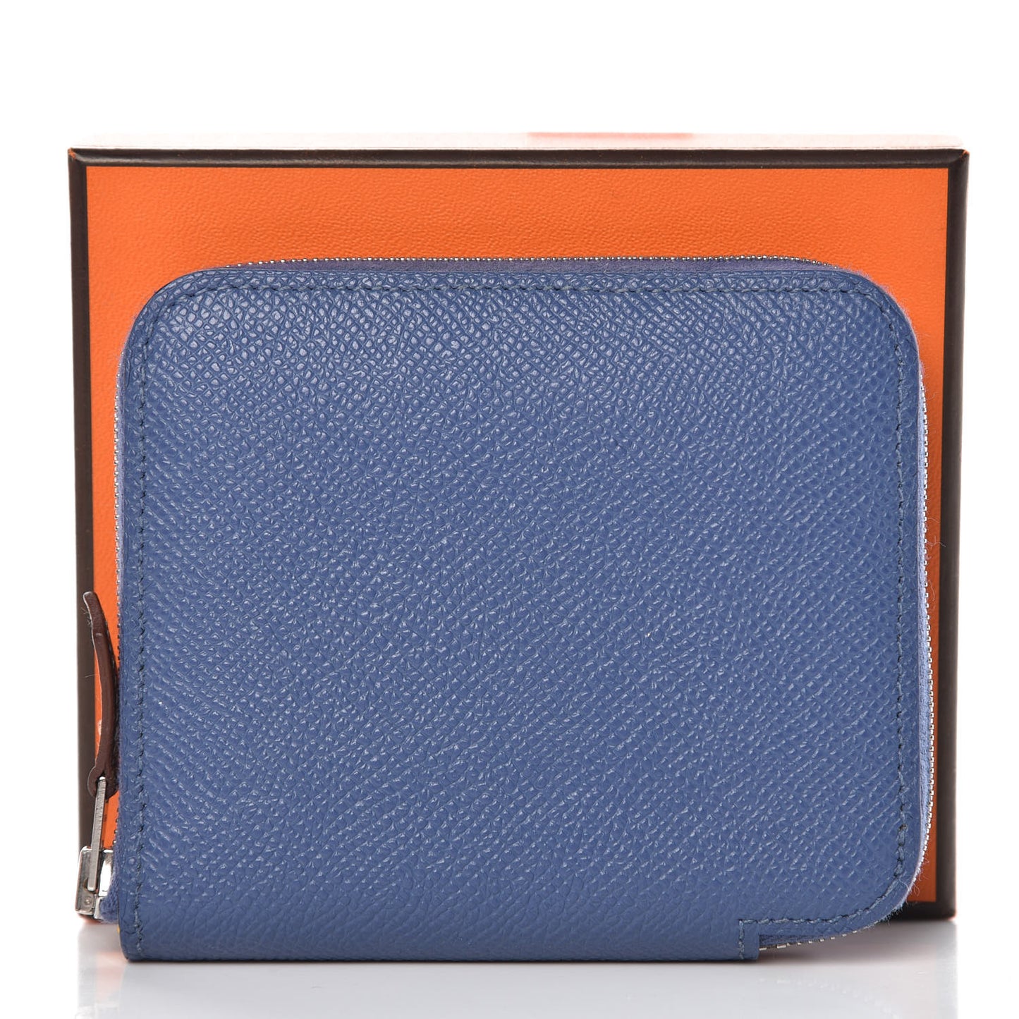 Epsom Silk'In Compact Wallet Bleu Brighton