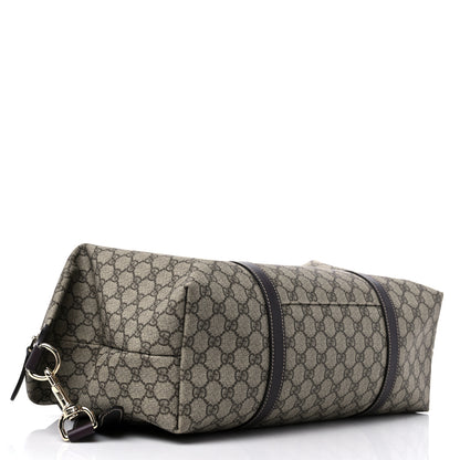 Gucci GG Plus Monogram Boston Carry On Duffle Bag Brown 4 of 13
