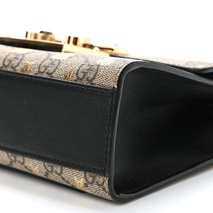 Gucci GG Supreme Monogram Bees Small Padlock Shoulder Bag Black 11 of 11