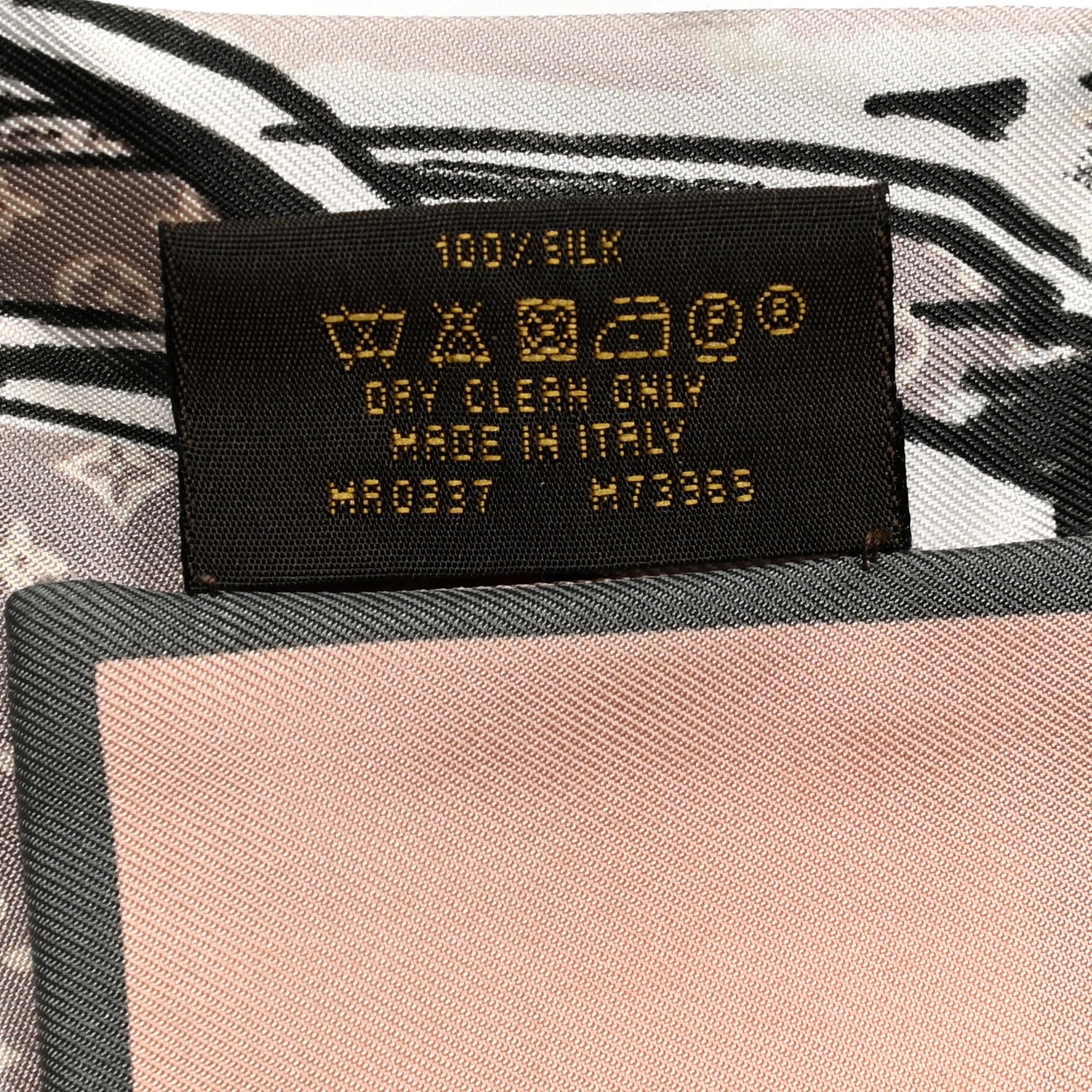 Louis Vuitton Silk Monogram Trunks Bandeau Rose Poudre 4 of 6