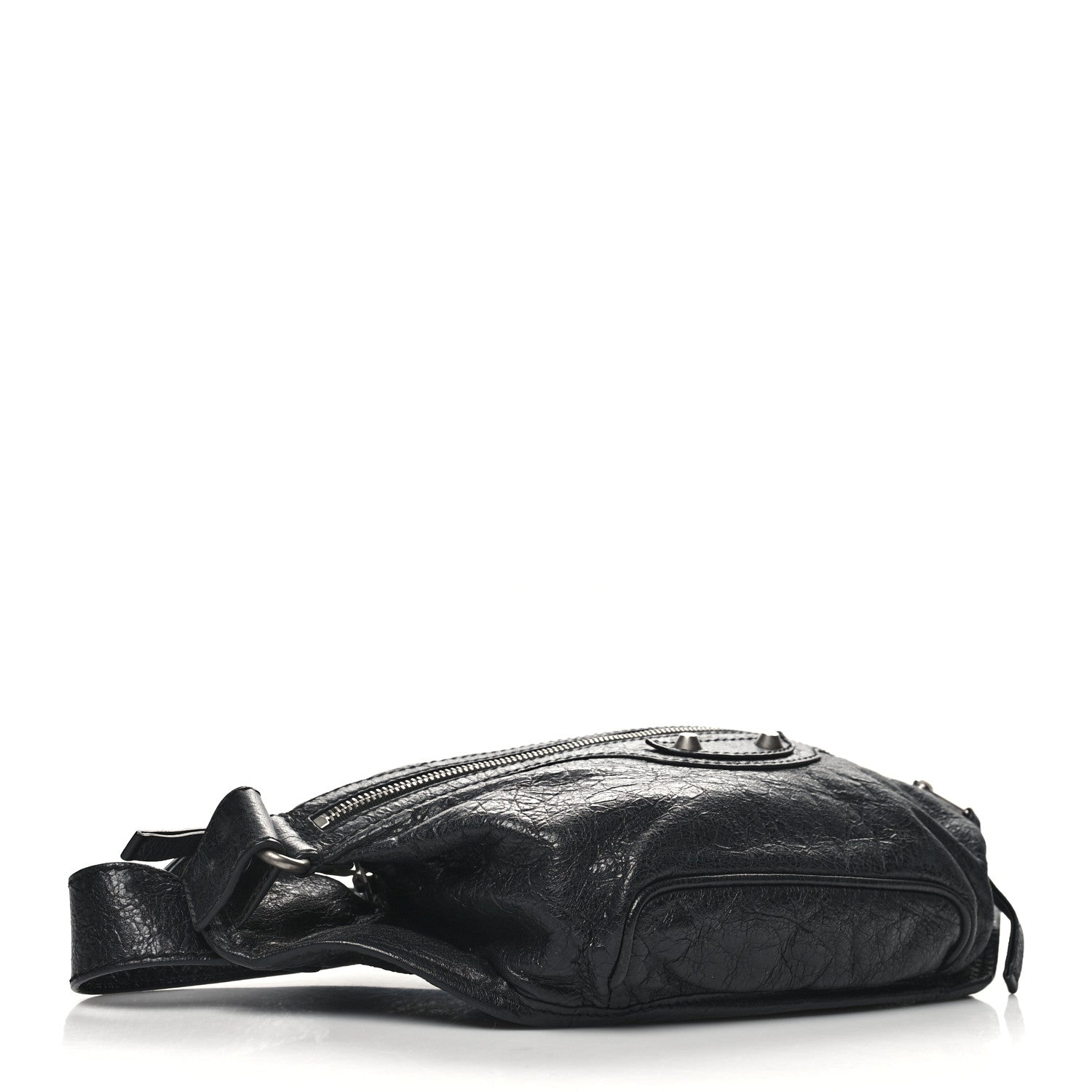 Balenciaga Lambskin Classic Hardware Neo Lift Hip Bag Black 3 of 11