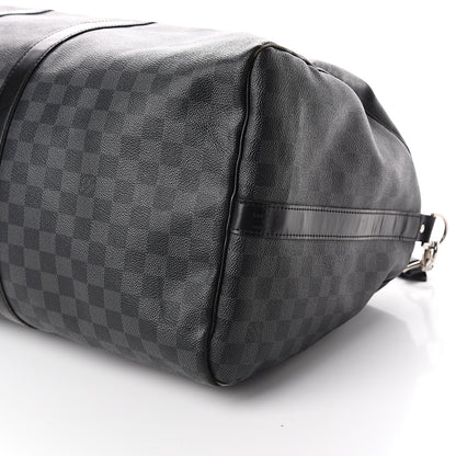 Louis Vuitton Damier Graphite Keepall Bandouliere 55 8 of 8