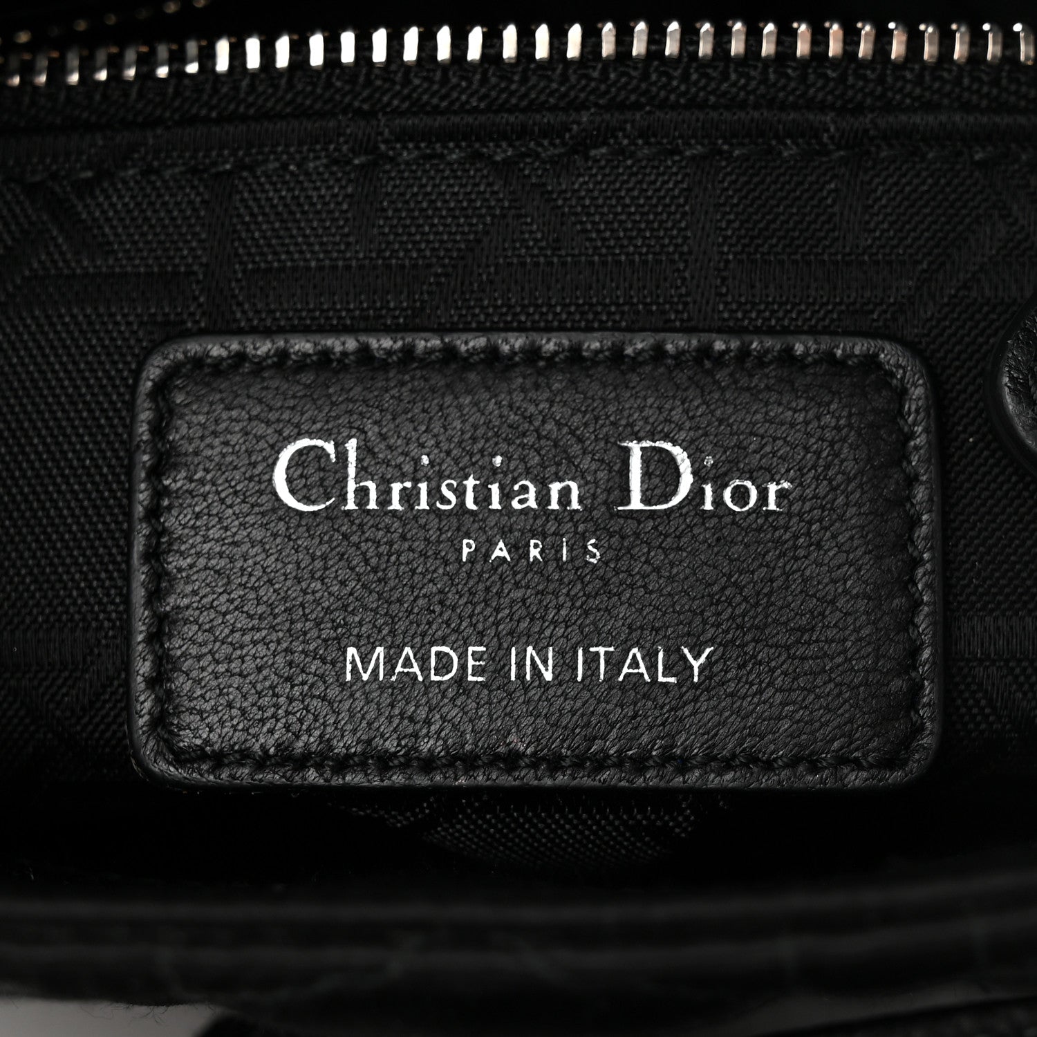 Christian Dior Satin Cannage Mini Lady Dior Black 6 of 11