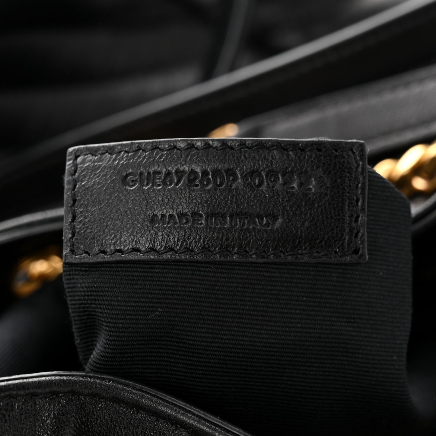 Lambskin Matelasse Monogram Joe Backpack Black