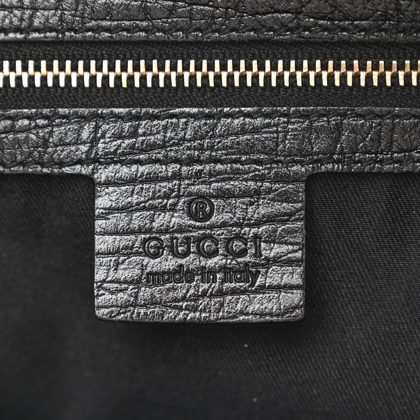 Monogram Web Large Horsebit Satchel Chain Black